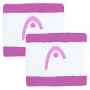 Head Striped Wristband 2.5" Alight Lilac / White